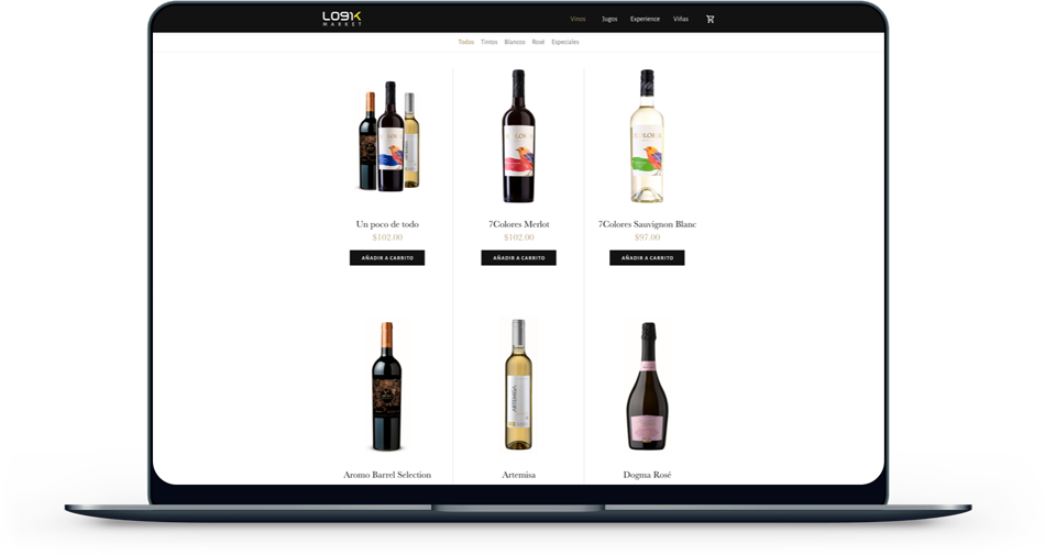 Sitio ecommerce LogikMarket