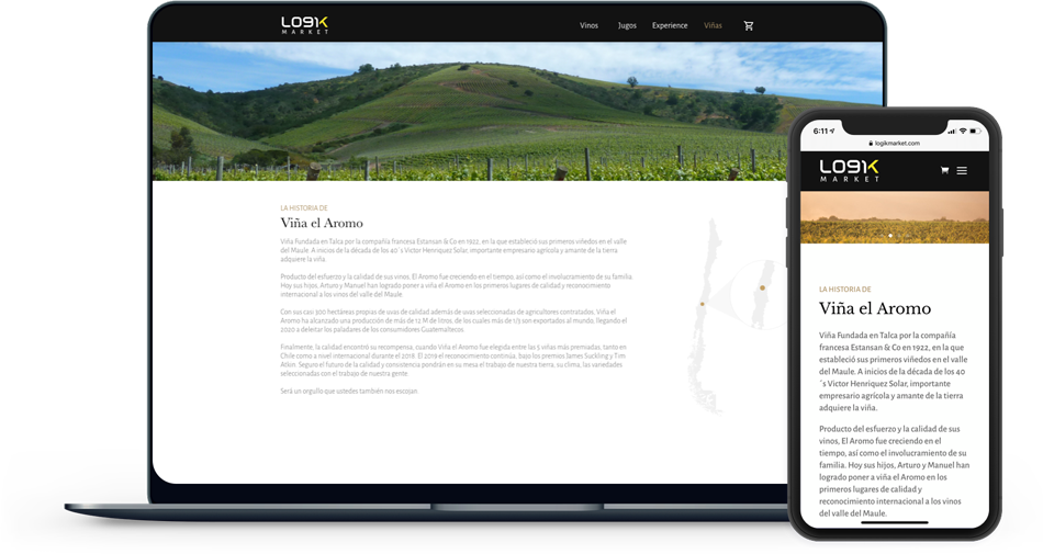 Sitio ecommerce LogikMarket