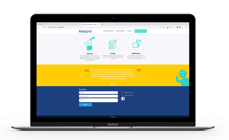 Sitio web para Kitsord